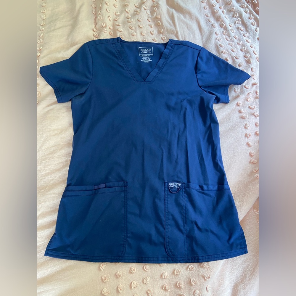 cherokee navy scrub set